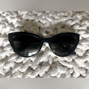 Electric Black Cat-Eye Sunglasses